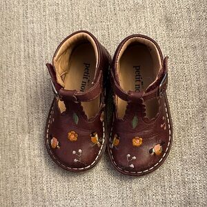 Burgundy Kids Dress Shoes